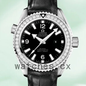 Omega Seamaster 35mm 232.18.38.20.01.001 Ladies Leather Strap Replica Watches