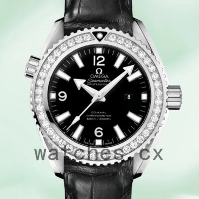Omega Seamaster 35mm 232.18.38.20.01.001 Ladies Leather Strap Replica Watches