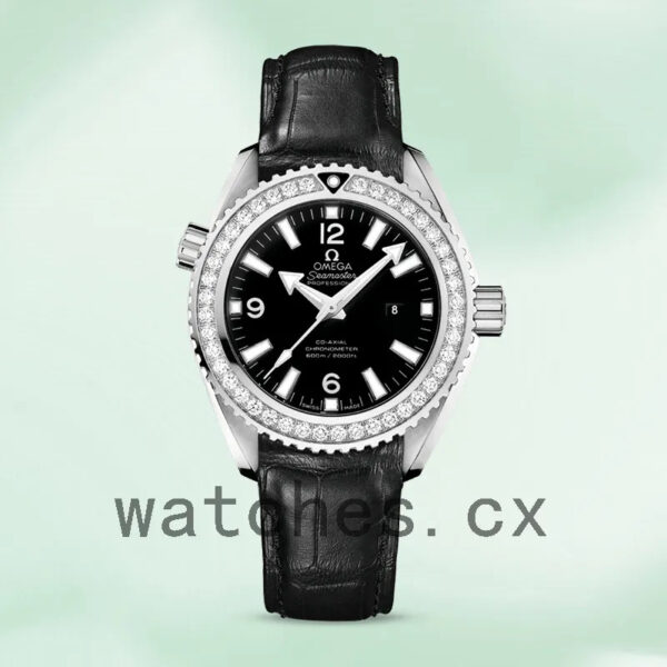 Omega Seamaster 35mm 232.18.38.20.01.001 Ladies Leather Strap Replica Watches - Image 2