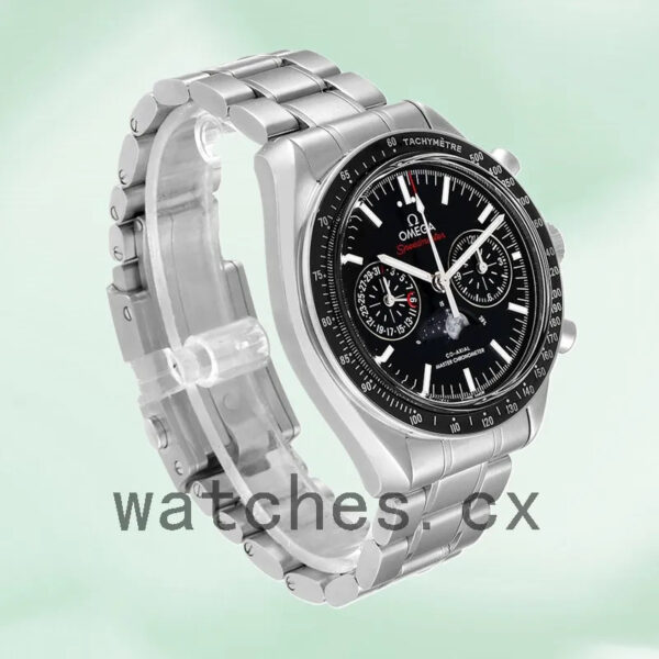 Omega Speedmaster 41mm Men 304.30.44.52.01.001 Black Dial Silver-tone Replica Watches - Image 4