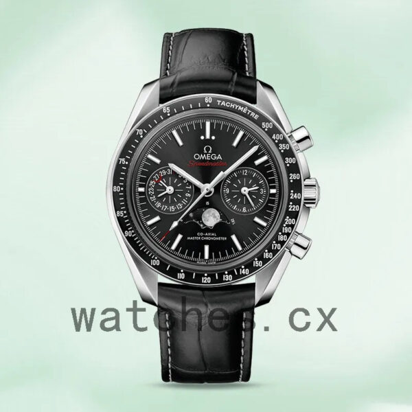 Omega Speedmaster 42mm Men 304.33.44.52.01.001 Automatic Leather Strap Replica Watches - Image 2