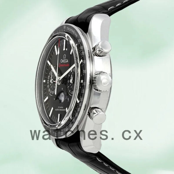 Omega Speedmaster 42mm Men 304.33.44.52.01.001 Automatic Leather Strap Replica Watches - Image 3