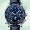 Omega Speedmaster 42mm 304.33.44.52.03.001 Men Blue Dial Silver-tone Replica Watches