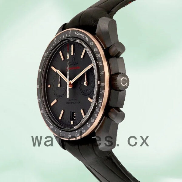Omega Speedmaster Men 43mm 311.63.44.51.06.001 Leather Strap Black Dial Replica Watches - Image 3