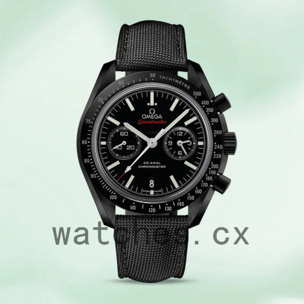 Omega Speedmaster 311.92.44.51.01.003 Men 44mm Black Dial Black-tone Replica Watches - Image 2