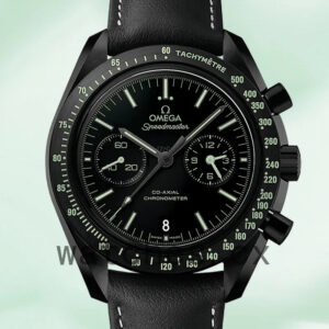 Omega Speedmaster Men 44mm 311.92.44.51.01.004 Leather Strap Black Dial Replica Watches