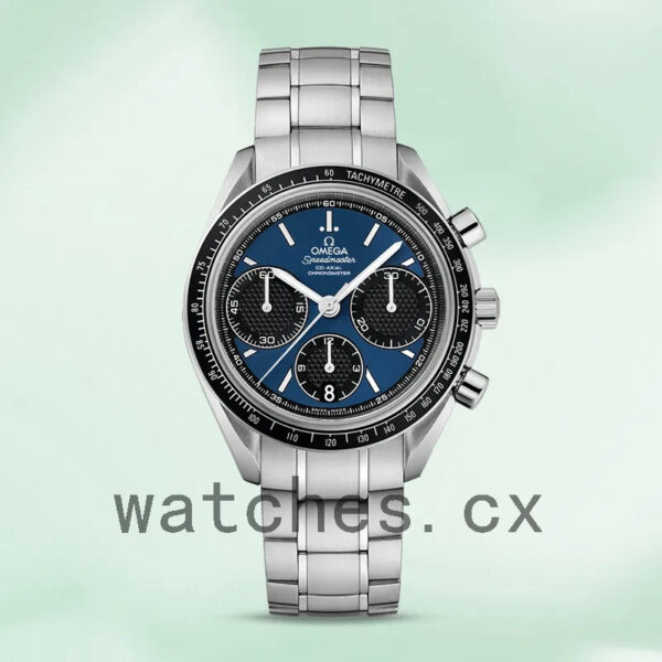 Omega Speedmaster Men 326.30.40.50.03.001 44mm/40m Blue Dial Silver-tone Replica Watches - Image 2