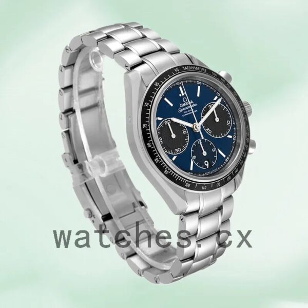 Omega Speedmaster Men 326.30.40.50.03.001 44mm/40m Blue Dial Silver-tone Replica Watches - Image 4