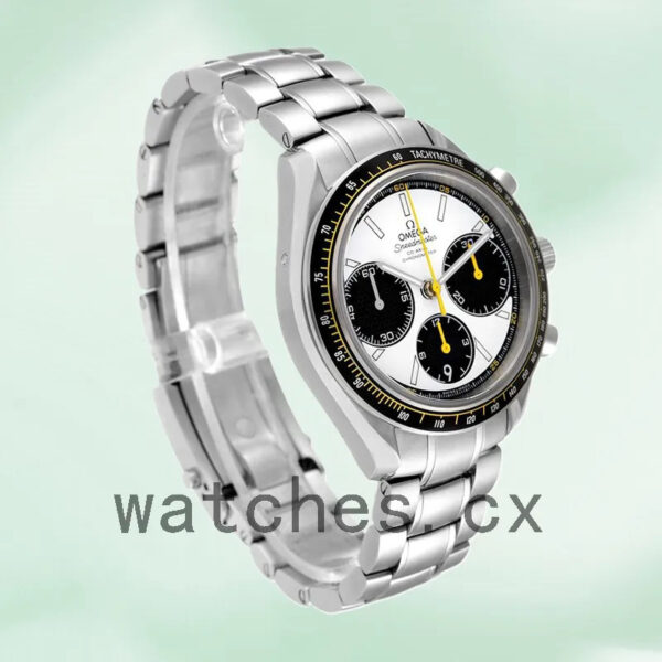 Omega Speedmaster 45mm 326.30.40.50.04.001 Men Silver-tone Bracelet Replica Watches - Image 4