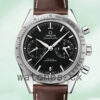 Omega Speedmaster 41mm Men 331.12.42.51.01.001 Silver-tone Leather Strap Replica Watches