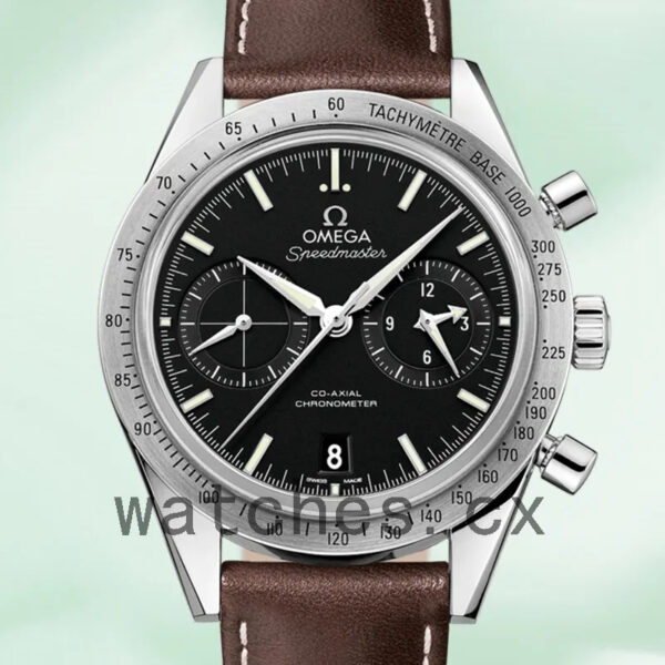 Omega Speedmaster 41mm Men 331.12.42.51.01.001 Silver-tone Leather Strap Replica Watches