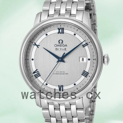 Omega De Ville Men 424.10.40.20.02.001 40mm Grey Dial Replica Watches