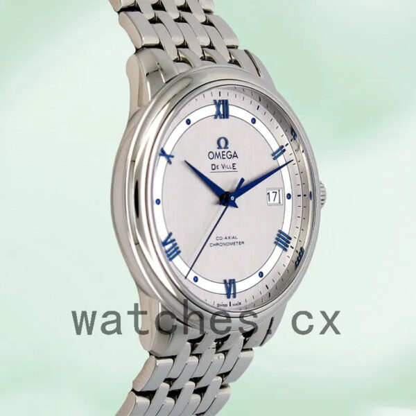 Omega De Ville Men 424.10.40.20.02.001 40mm Grey Dial Replica Watches - Image 4