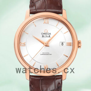 Omega De Ville 41mm Men 424.53.40.20.02.001 White Dial Replica Watches