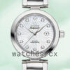 Omega De Ville 34mm 425.30.34.20.55.001 Ladies Silver-tone Replica Watches