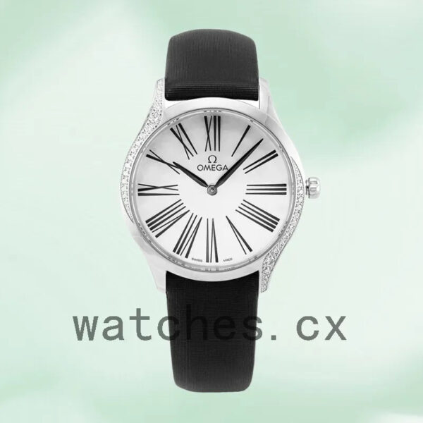 Omega De Ville 428.17.36.60.05.001 36mm Ladies White Dial Silver-tone Replica Watches - Image 2