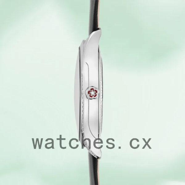 Omega De Ville 36mm Ladies 428.17.39.60.01.001 Silver-tone Replica Watches - Image 4