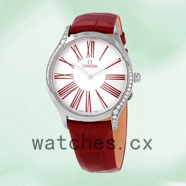 Omega De Ville 428.18.36.60.04.002 Ladies 36mm Silver-tone Replica Watches - Image 2