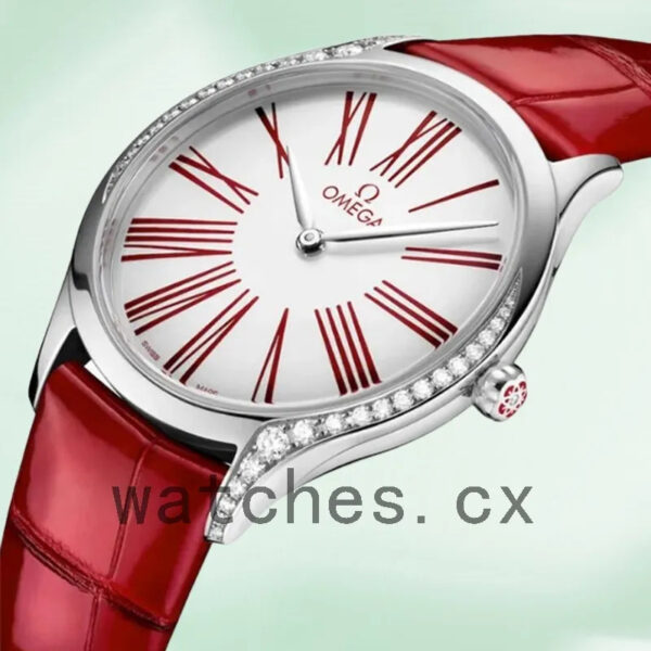Omega De Ville 428.18.36.60.04.002 Ladies 36mm Silver-tone Replica Watches - Image 4