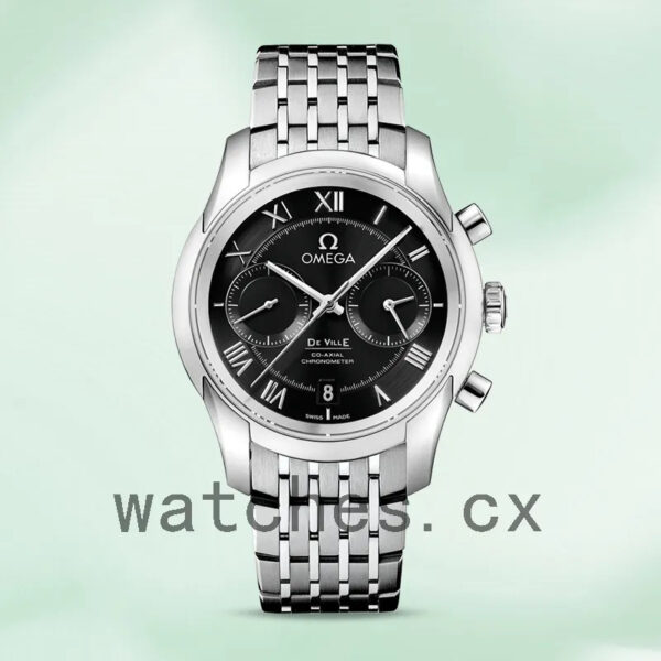 Omega De Ville 431.10.42.51.01.001 42mm Men Silver-tone Bracelet Replica Watches - Image 2