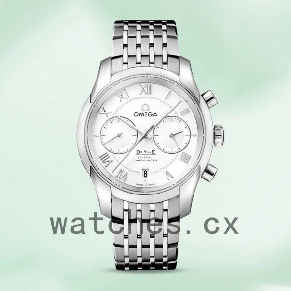 Omega De Ville 431.10.42.51.02.001 Men 42mm Quartz Bracelet Replica Watches - Image 2