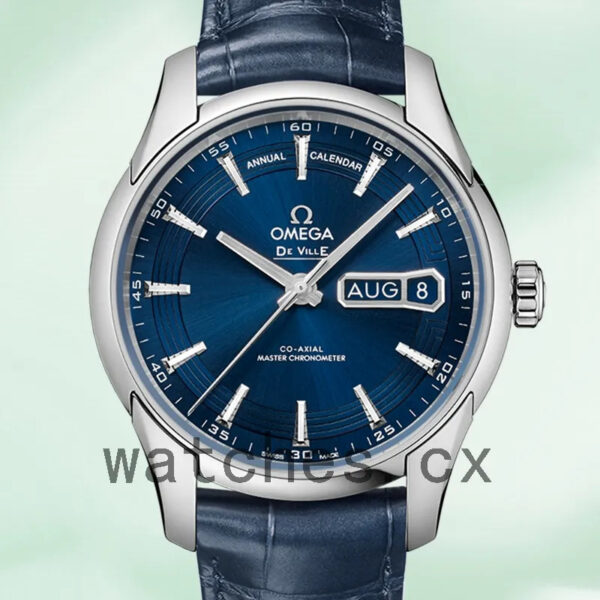 Omega De Ville 433.33.41.22.03.001 41mm Men Leather Strap Replica Watches