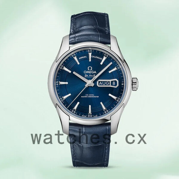 Omega De Ville 433.33.41.22.03.001 41mm Men Leather Strap Replica Watches - Image 2
