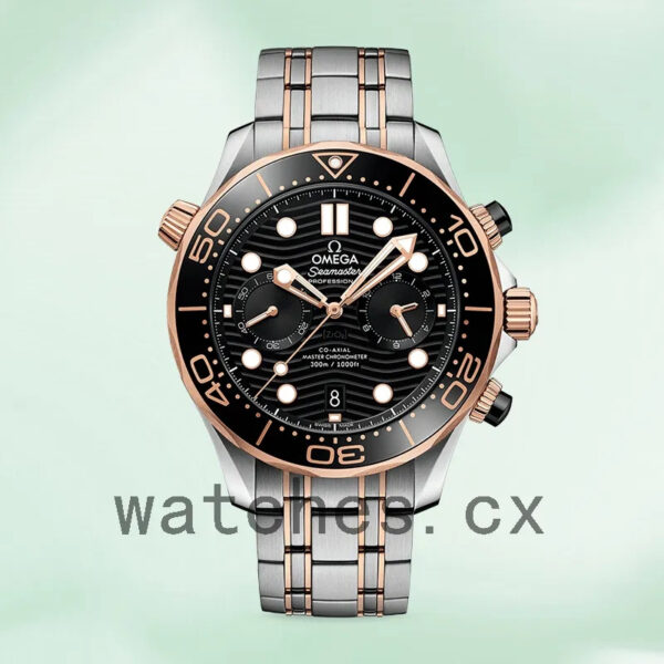 Omega Seamaster Men 210.20.44.51.01.001 44mm Black Dial Replica Watches - Image 2