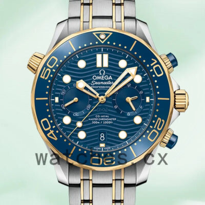 Omega Seamaster Men 44mm 210.20.44.51.03.001 Bracelet Blue Dial Replica Watches