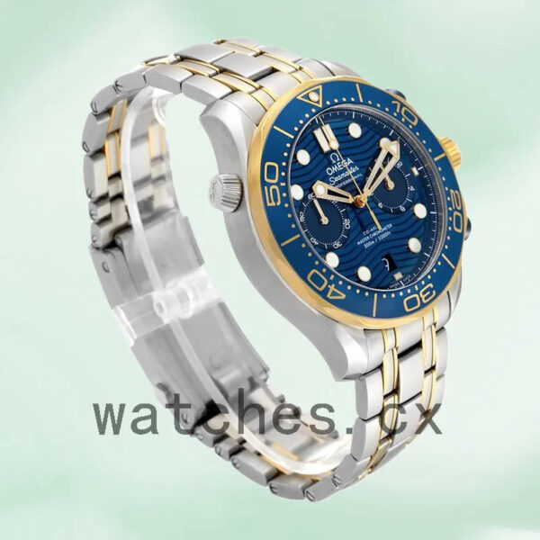 Omega Seamaster Men 44mm 210.20.44.51.03.001 Bracelet Blue Dial Replica Watches - Image 4