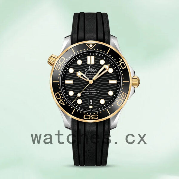 Omega Seamaster 41mm 210.22.42.20.01.001 Men Black Dial Silver-tone Replica Watches - Image 2