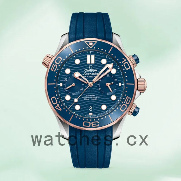 Omega Seamaster 44mm 210.22.44.51.03.001 Men Blue Dial Replica Watches - Image 2