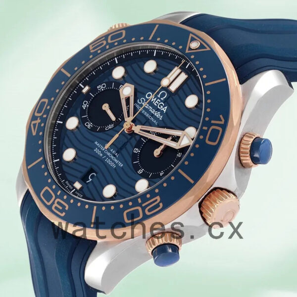 Omega Seamaster 44mm 210.22.44.51.03.001 Men Blue Dial Replica Watches - Image 3