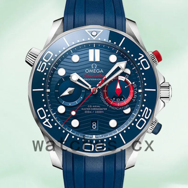 Omega Seamaster 44mm Men 210.30.44.51.03.002 Blue Dial Replica Watches