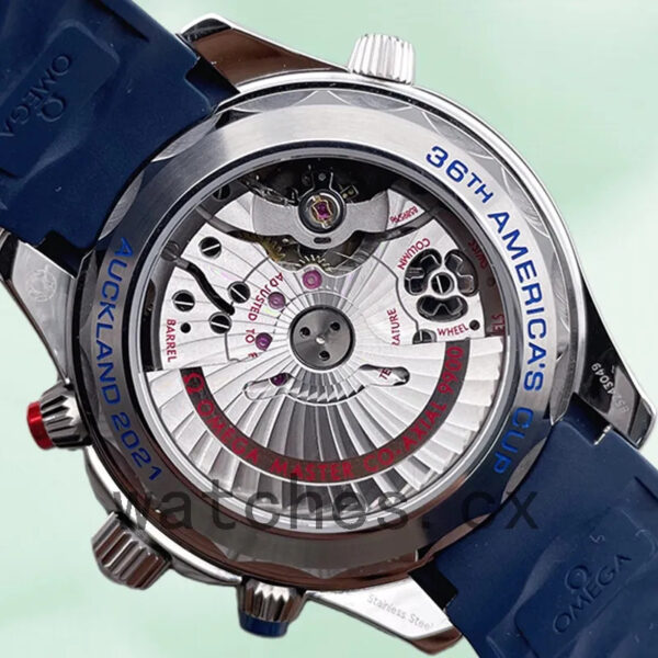 Omega Seamaster 44mm Men 210.30.44.51.03.002 Blue Dial Replica Watches - Image 4