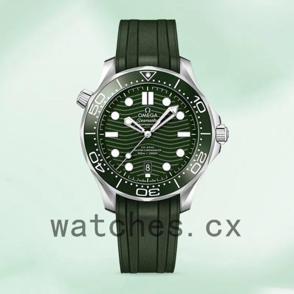 Omega Seamaster 210.32.42.20.10.001 42mm Men Green Dial Replica Watches - Image 2