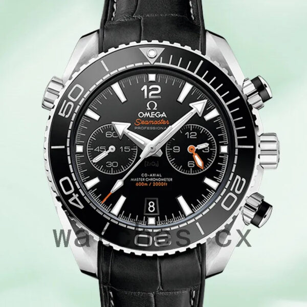Omega Seamaster 215.33.46.51.01.001 Men 45mm Leather Strap Replica Watches