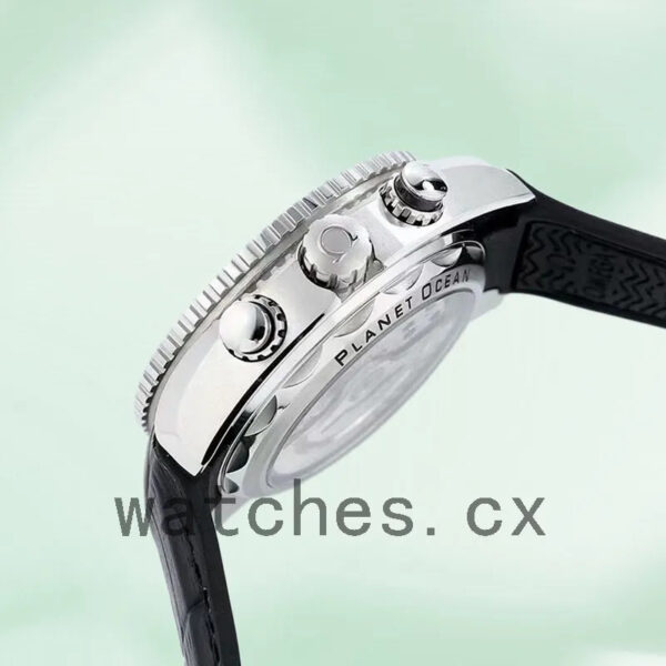 Omega Seamaster 215.33.46.51.01.001 Men 45mm Leather Strap Replica Watches - Image 3