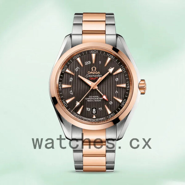 Omega Seamaster Men 231.20.43.22.06.003 41mm Brown Dial Silver-tone Replica Watches - Image 2