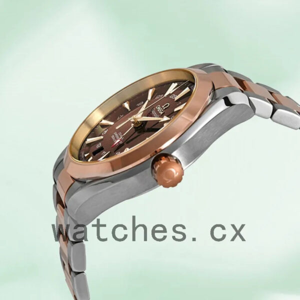 Omega Seamaster Men 231.20.43.22.06.003 41mm Brown Dial Silver-tone Replica Watches - Image 3