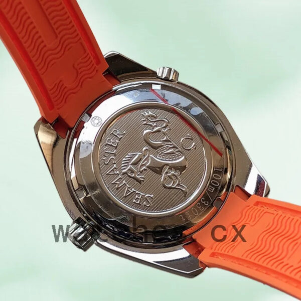 Omega Seamaster 41mm 232.32.42.21.01.001 Men Rubber Band Black Dial Replica Watches - Image 4