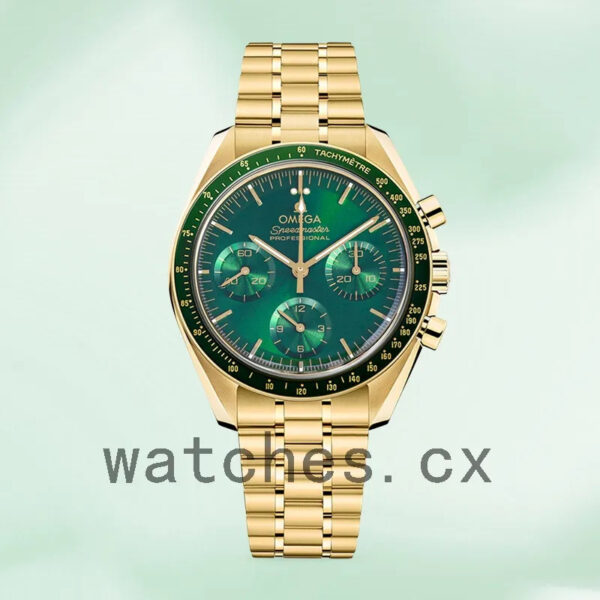 Omega Speedmaster Men 310.60.42.50.10.001 42mm Bracelet Gold-tone Replica Watches - Image 2