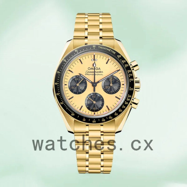 Omega Speedmaster Men 42mm 310.60.42.50.99.002 Champagne Dial Replica Watches - Image 2