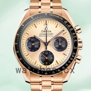 Omega Speedmaster 42mm Men 310.60.42.50.99.002 Rose Gold Dial Replica Watches