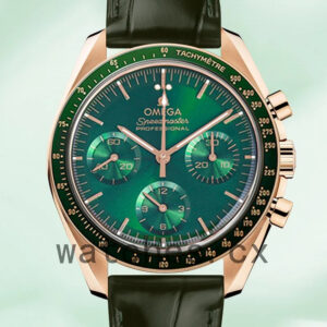 Omega Speedmaster Men 42mm 310.63.42.50.10.001 Green Dial Replica Watches