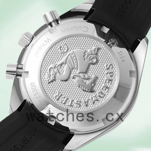 Omega Speedmaster 40mm 326.32.40.50.04.001 Men Rubber Band Replica Watches - Image 4