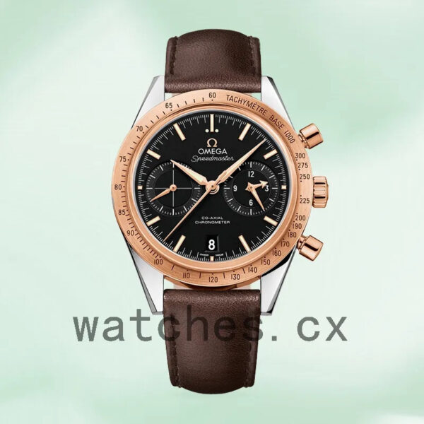 Omega Speedmaster 331.22.42.51.01.001 41mm Men Leather Strap Replica Watches - Image 2
