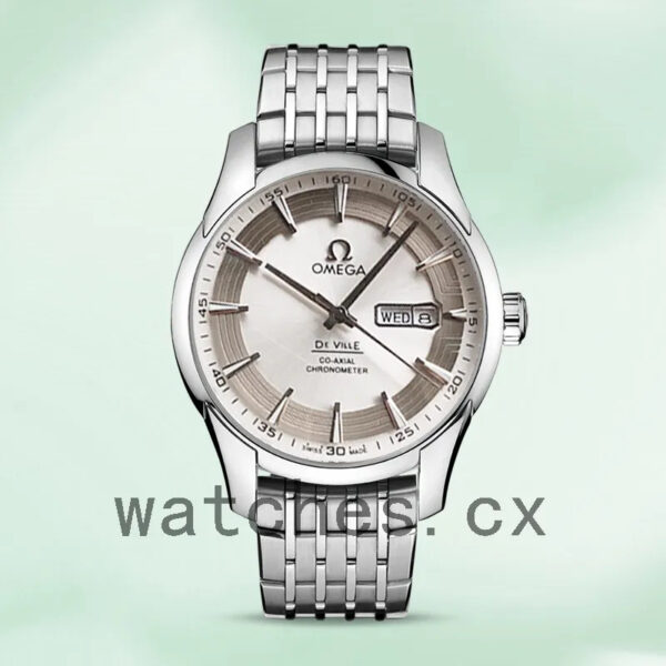 Omega De Ville Men 41mm 431.30.41.22.02.001 White Dial Automatic Replica Watches - Image 2