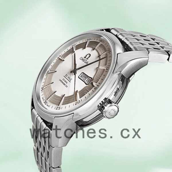 Omega De Ville Men 41mm 431.30.41.22.02.001 White Dial Automatic Replica Watches - Image 3