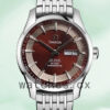 Omega De Ville Men 41mm 431.60.41.22.13.001-001 Brown Dial Silver-tone Replica Watches